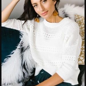 Lumière cream sweater